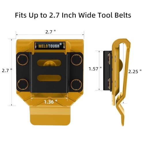 Drill Belt Clip,Drill Holder for Tool Belt,Measuring Tape Holder for Impact