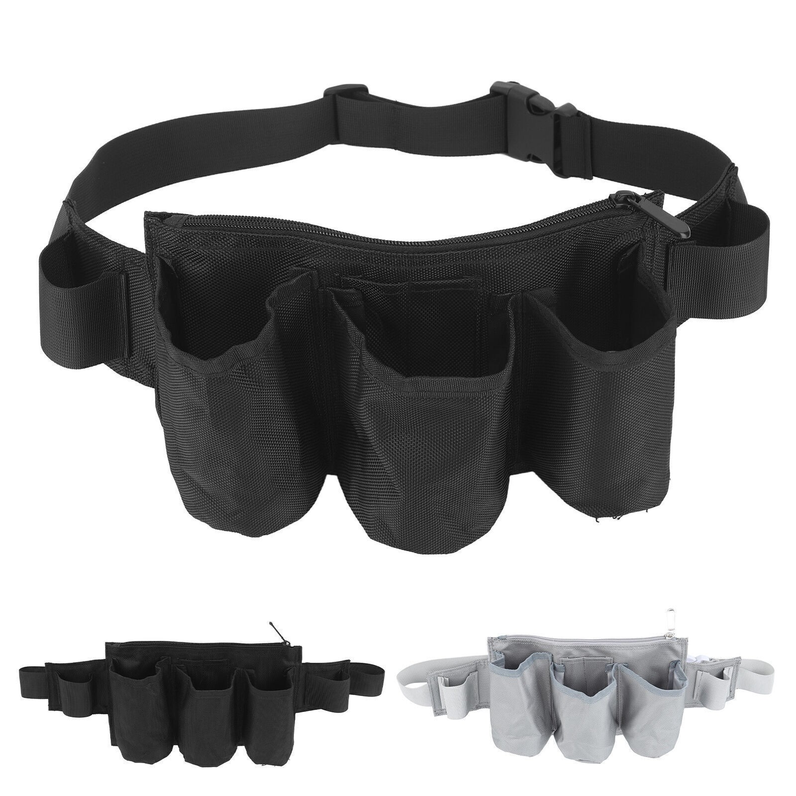 Garden Tool Belt 6 Pockets 2 Straps Waterproof Oxford Fabric Adjustable