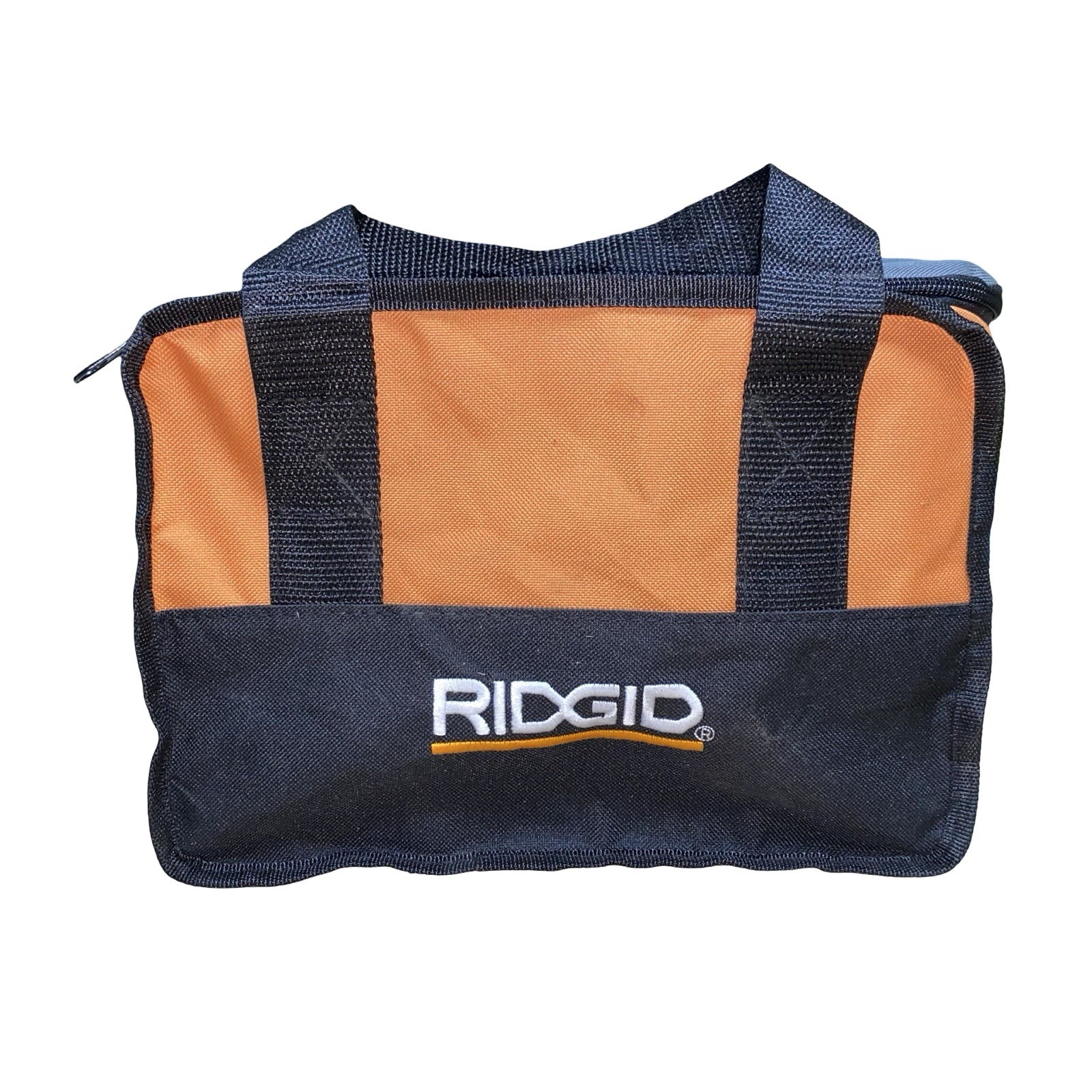 RIDGID 11″ x 8″ x 6” Tool Bag – Orange /Black Small Canvas Carrying Case