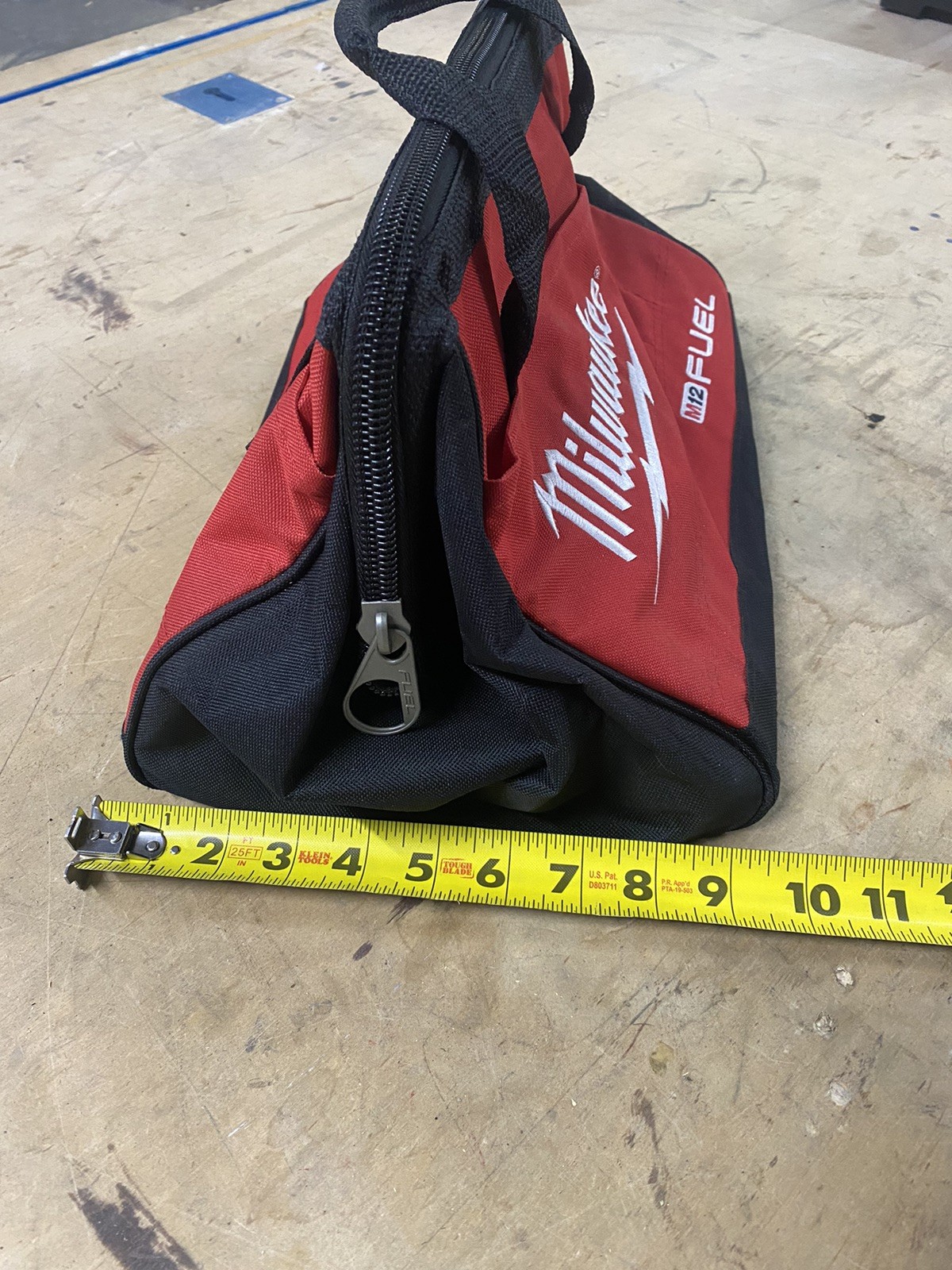Milwaukee Canvas Tool Bag Fuel M12 13″L x 9″W x 10″H Heavy Duty Contractors