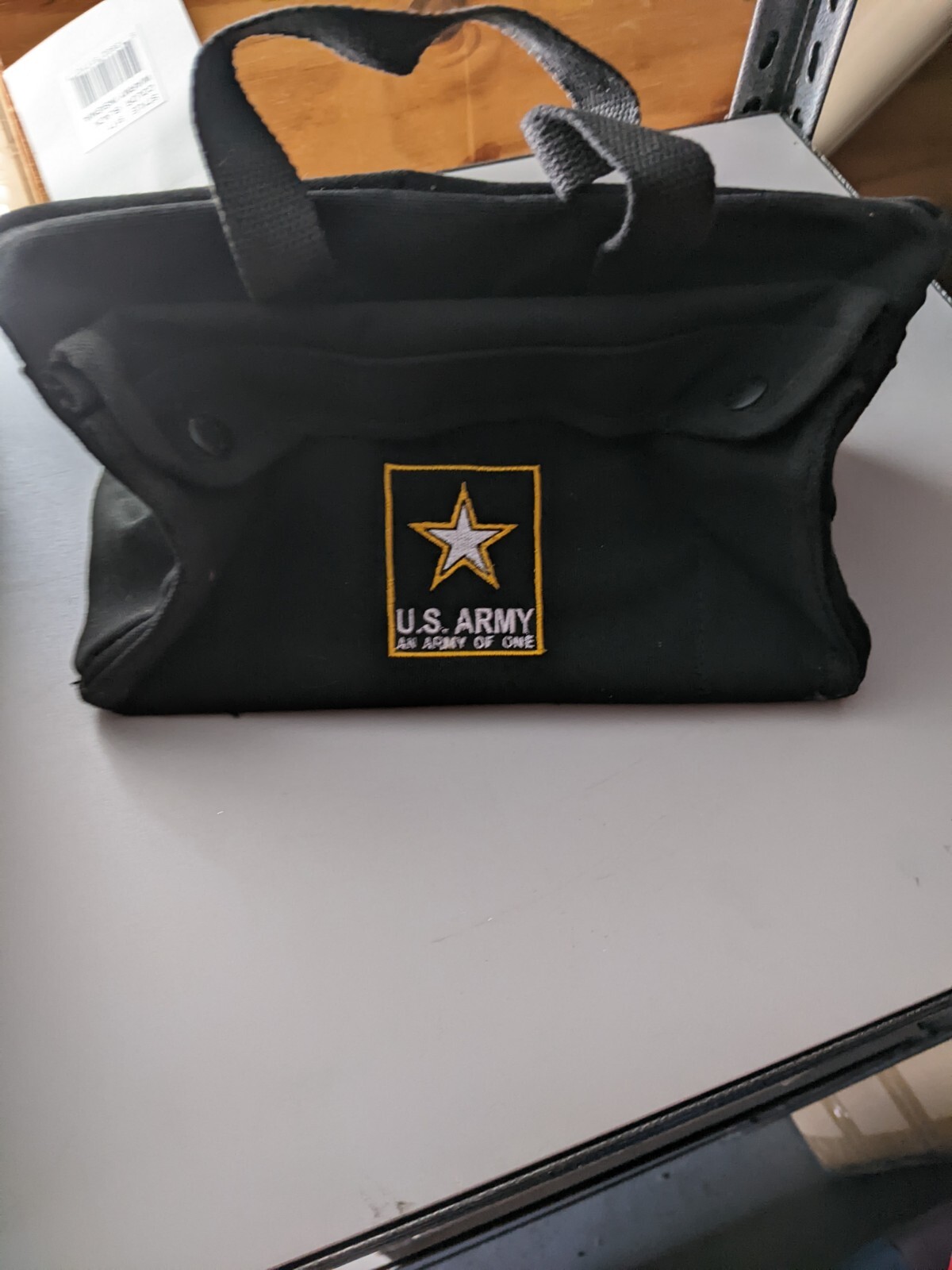 Rothco Black Mechanical Heavy Duty Military Tool Bag – Army Insignia