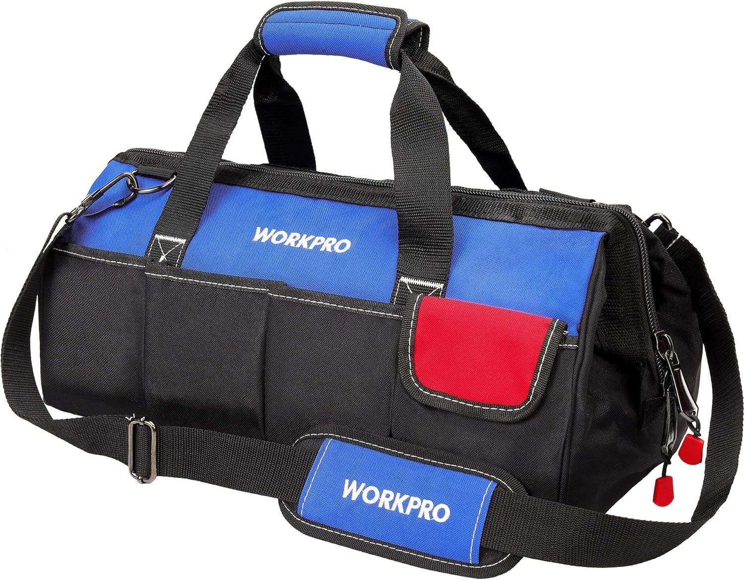 18-inch Sturdy Canvas Tool Bag with Adjustable Strap for Easy Access