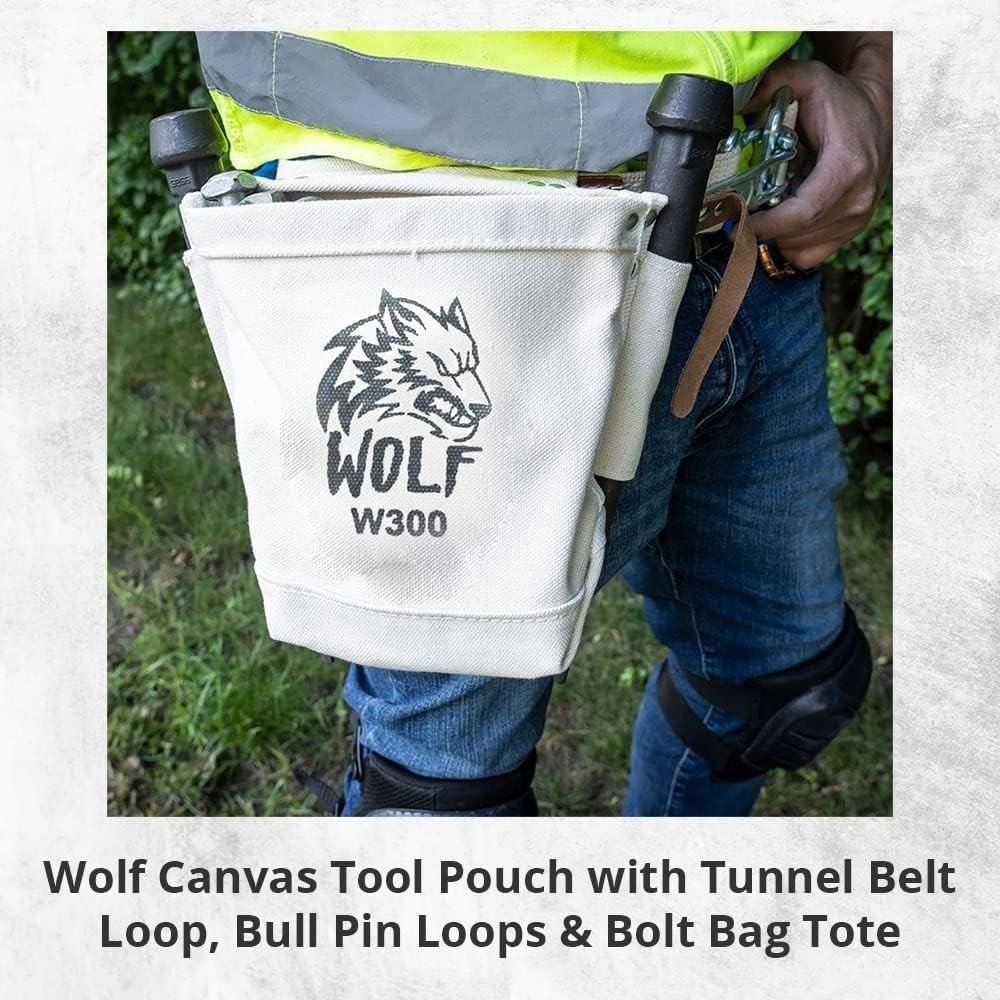 Portable Tool Tote with Slip Pocket and Durable Stitching for Harsh Environments