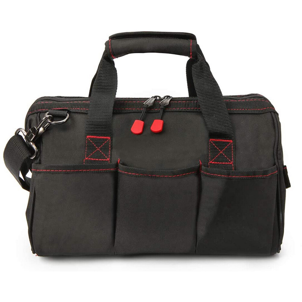 WORKPRO 12″/14″/16″ Close Top Wide Mouth Tool Storage Bag Rubber Base Pocket Bag
