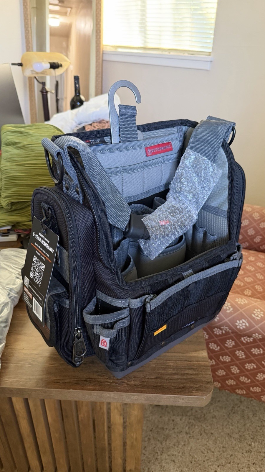 Brand New TP-XXL Closable Extra-large Tool Bag. Side Mount Padded Meter Pocket.