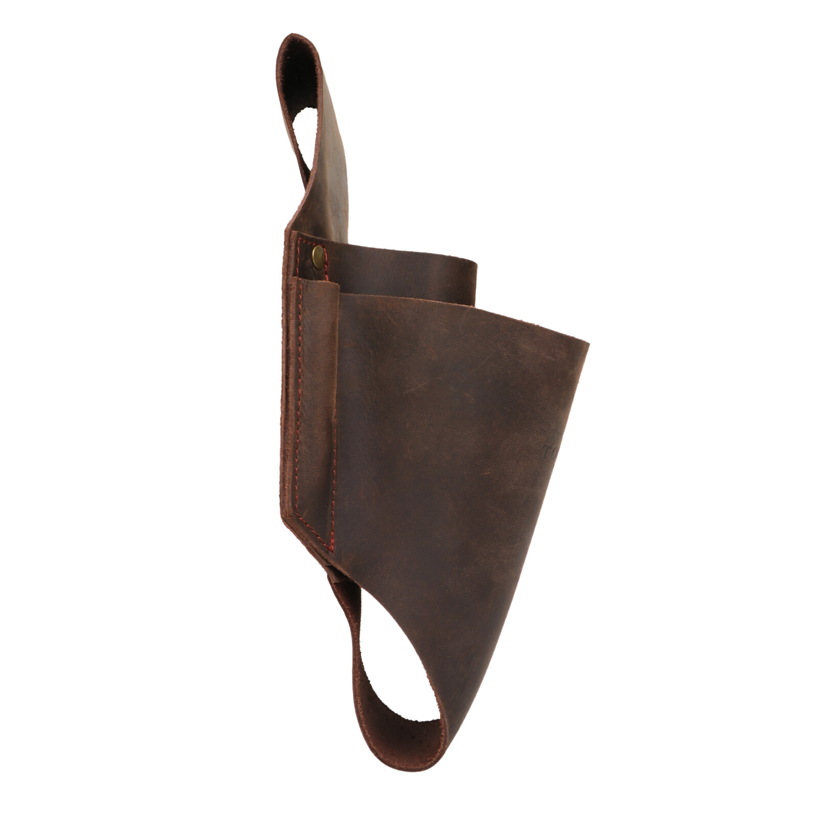 Leather Tool Holder Belt Storage Tree Logger Wedge Holster File Case Bag