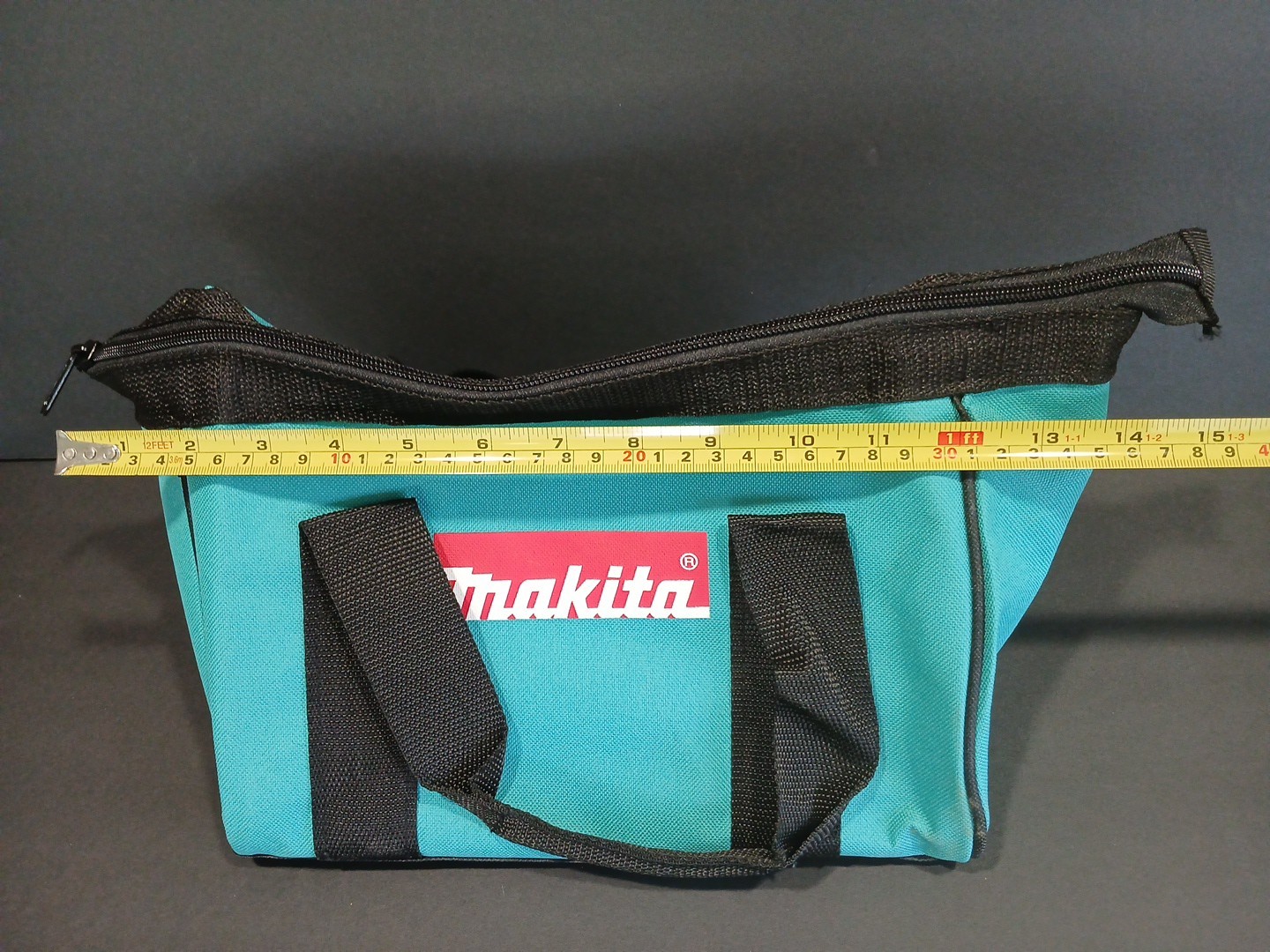 VTG MAKITA Brand Tool Bag Small 11 x 10 x8 Canvas Zipper Handles C1