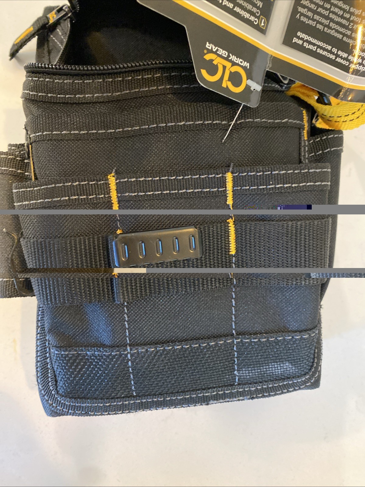 CLC 1524 Medium ZIPTOP Utility Maintenance Electrician Zippered Tool Belt Pouch