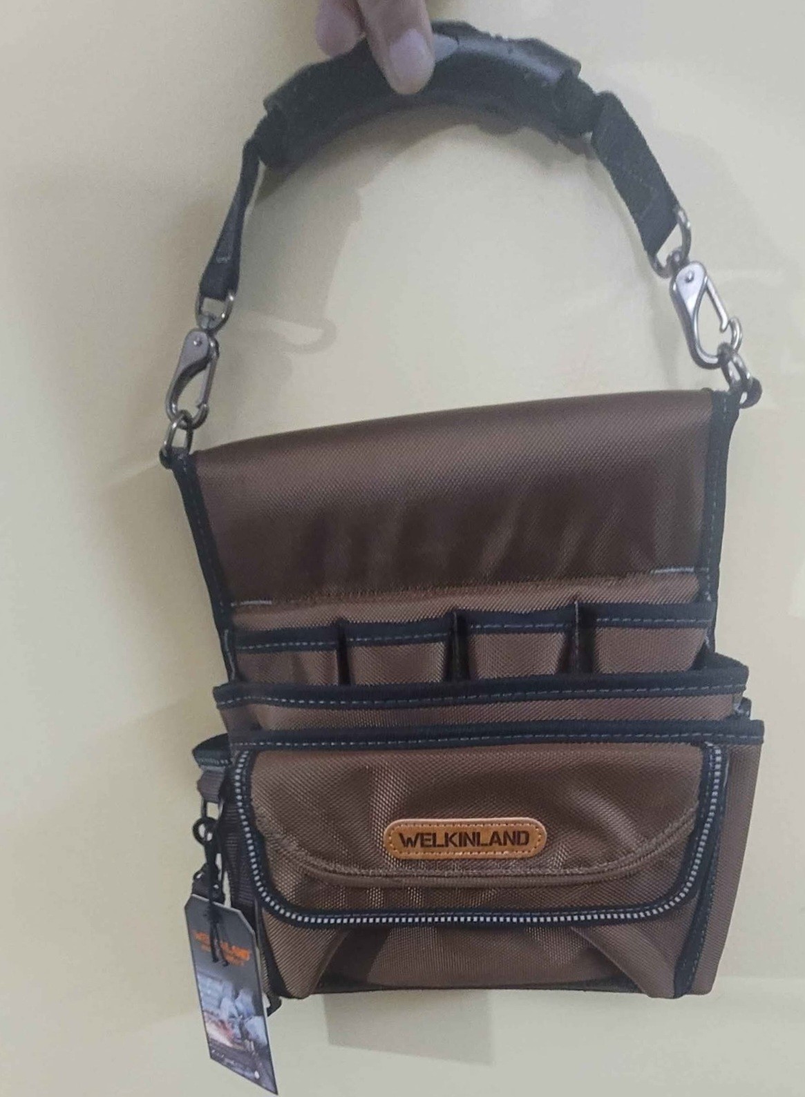 WELKINLAND 10-Pockets Electrician Pouch, Electrical Tool Belts, Heavy Duty – New