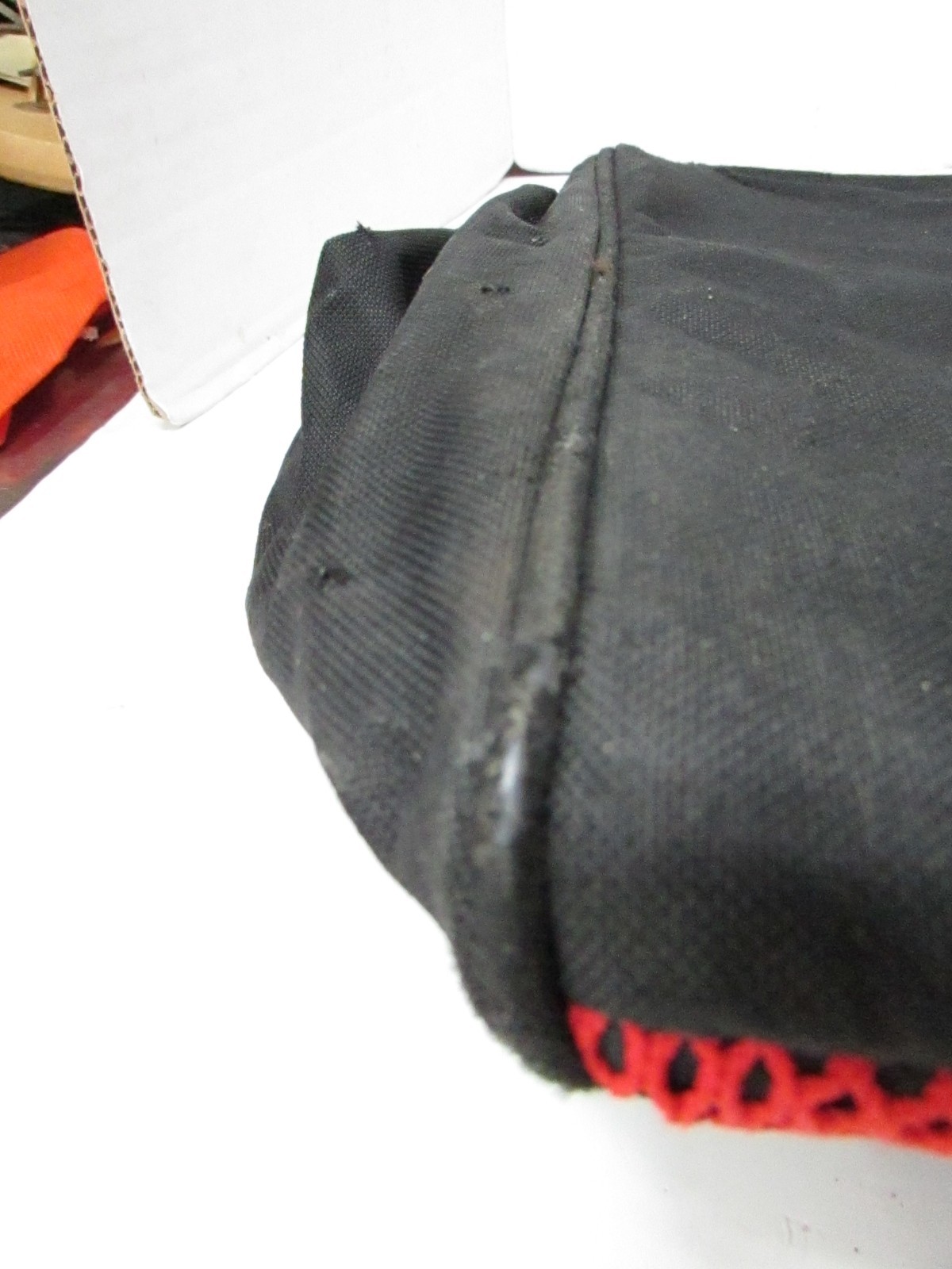 Craftsman Canvas Tool Bag Zipper Mesh Pockets 37537 Black Red Powertool Storage