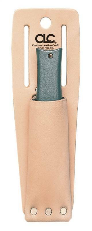 NEW CLC 453 Utility Knife TOOL Holder TAN HEAVY DUTY LEATHER SHEATH 6114623
