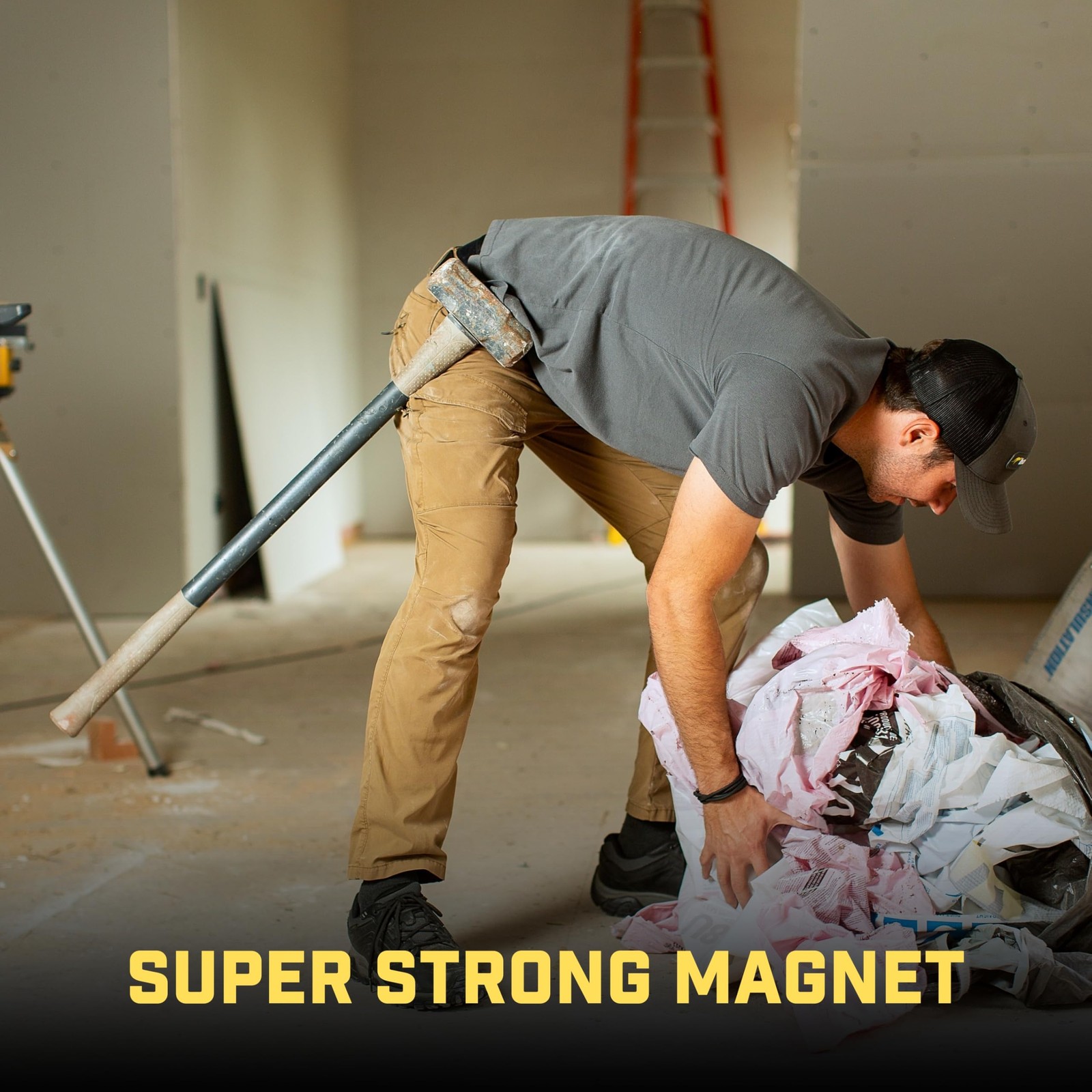 MagMaster Magnetic Tool Holder Strong Clip-On Belt Magnet for Tools and Hardware