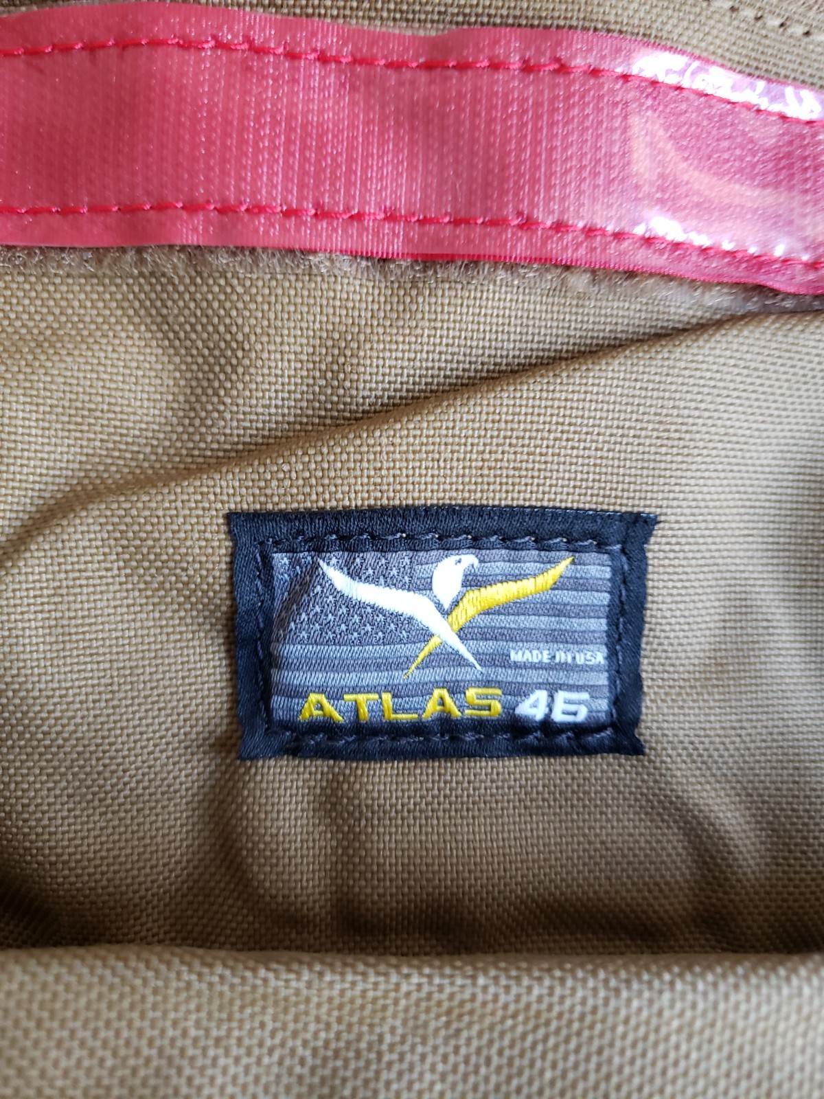 Atlas 46 Yorktrown Large Tool Roll 4 Pouch – Coyote Tan 23″ x 19″ – BRAND NEW!