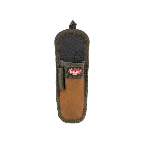 BUCKET BOSS 3.75in 1-Pocket Single Barrel Holder Tool Belt Sheath Holster, Brown