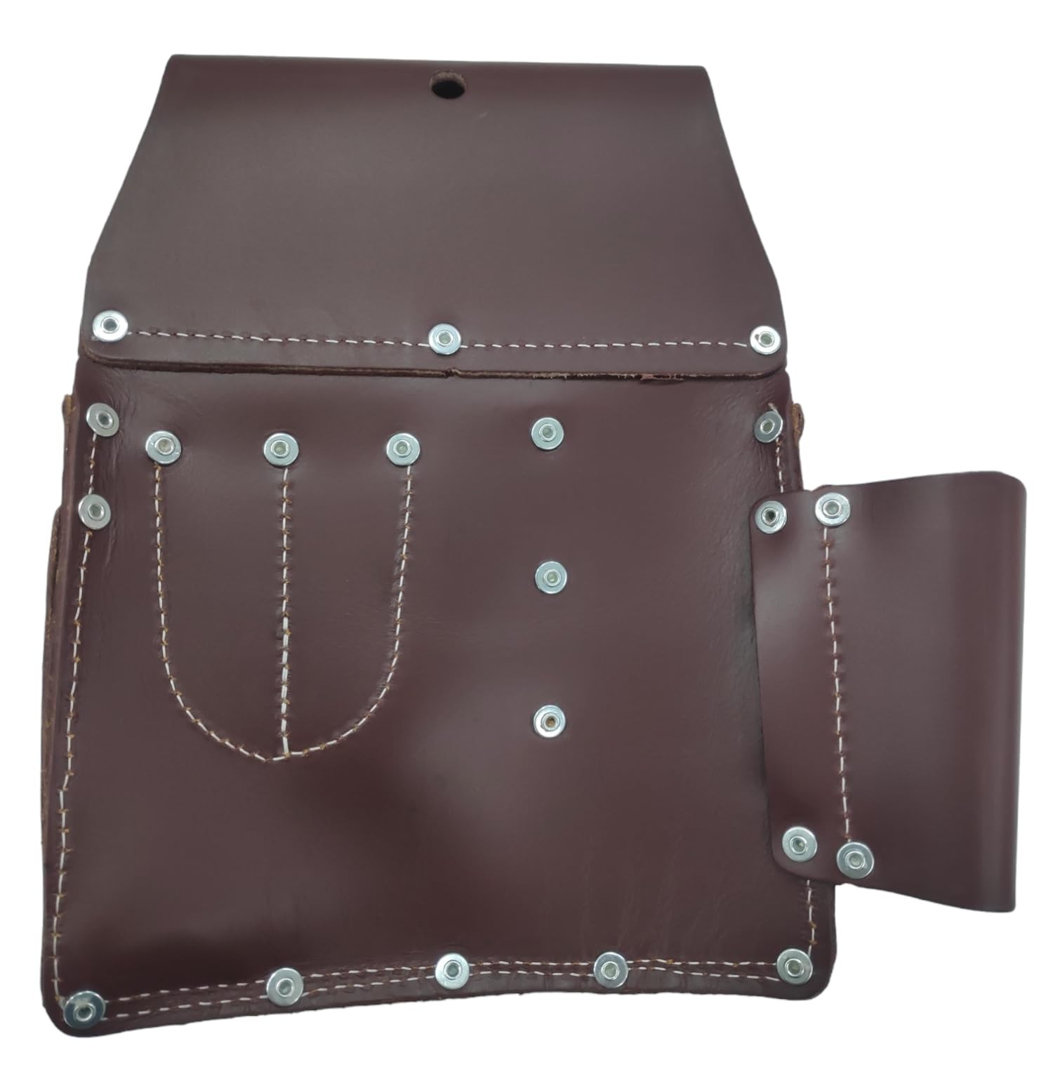20-383 11 Pocket Pro Leather for Left Hand Drywall Pouch Cherry