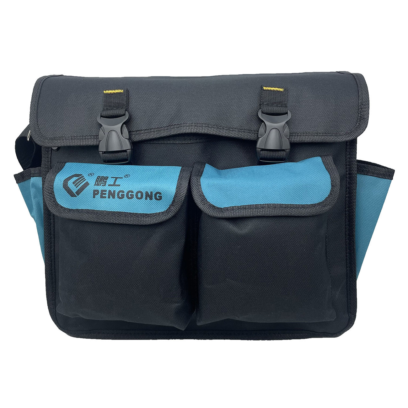 14″ Electrician Large Tool Bag Multi Pockets Storage Portable 13.78×3.5×11.22in