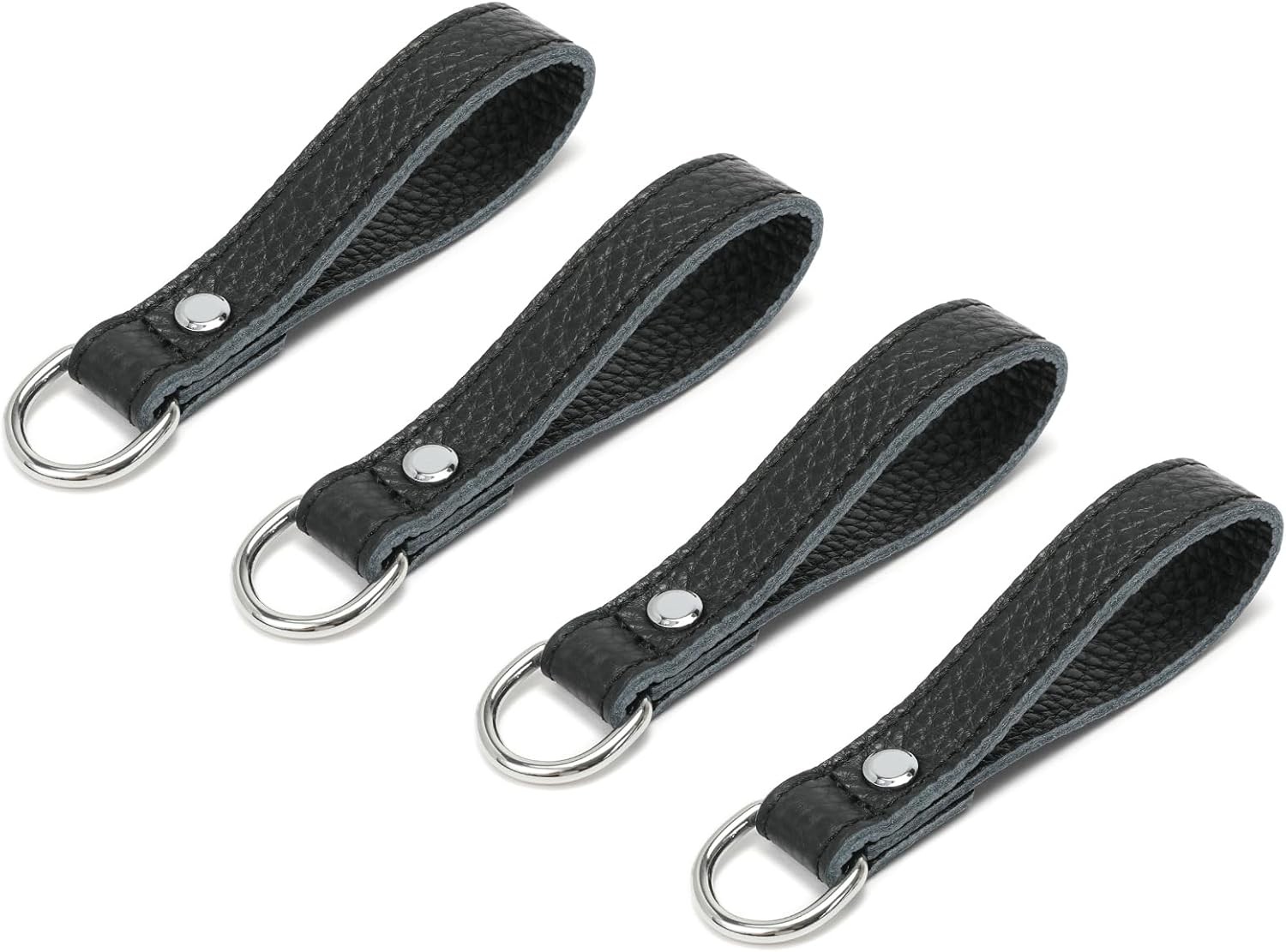 Adjustable Heavy-Duty Leather Tool Belt Suspenders for Work and Construction