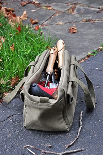 Government Issued Style Mechanics Heavy Duty Tool Bag with Brass zipper and s…