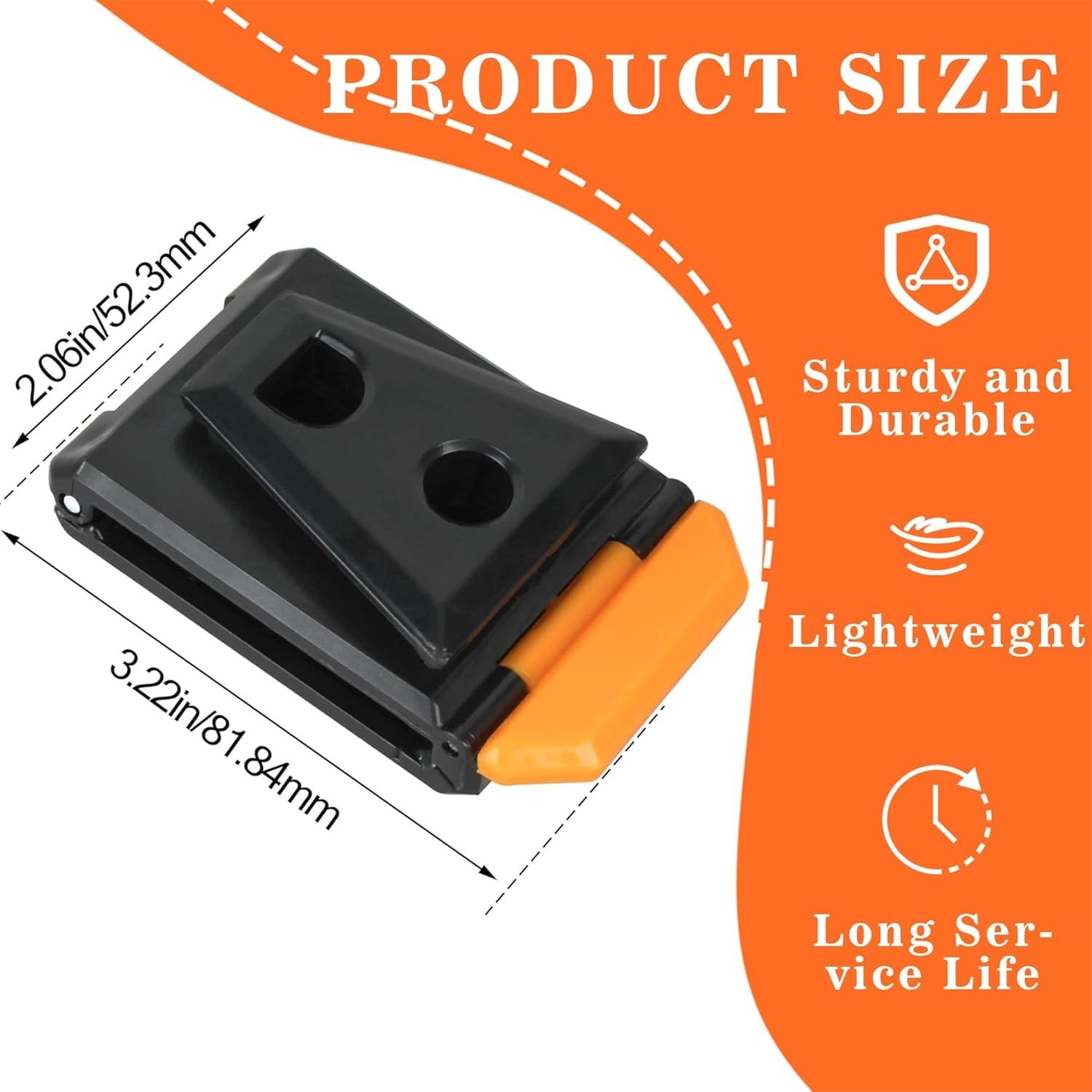 Tool Belt Clip for ToughBuilt Tool Belt & Pouches Compatible with TOU-CT Models
