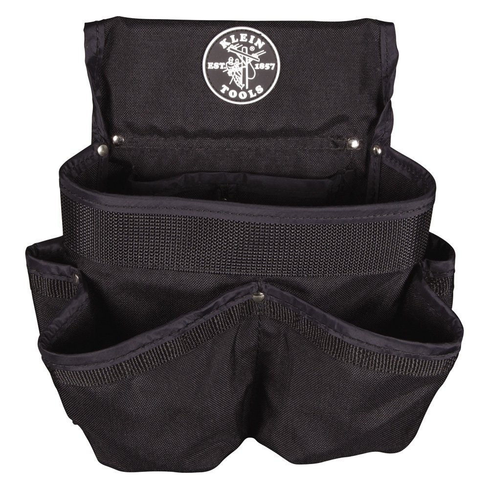 Klein Tools 5718 Tool Pouch PowerLine Series Utility Pouch Fits Tool Belts to 2.