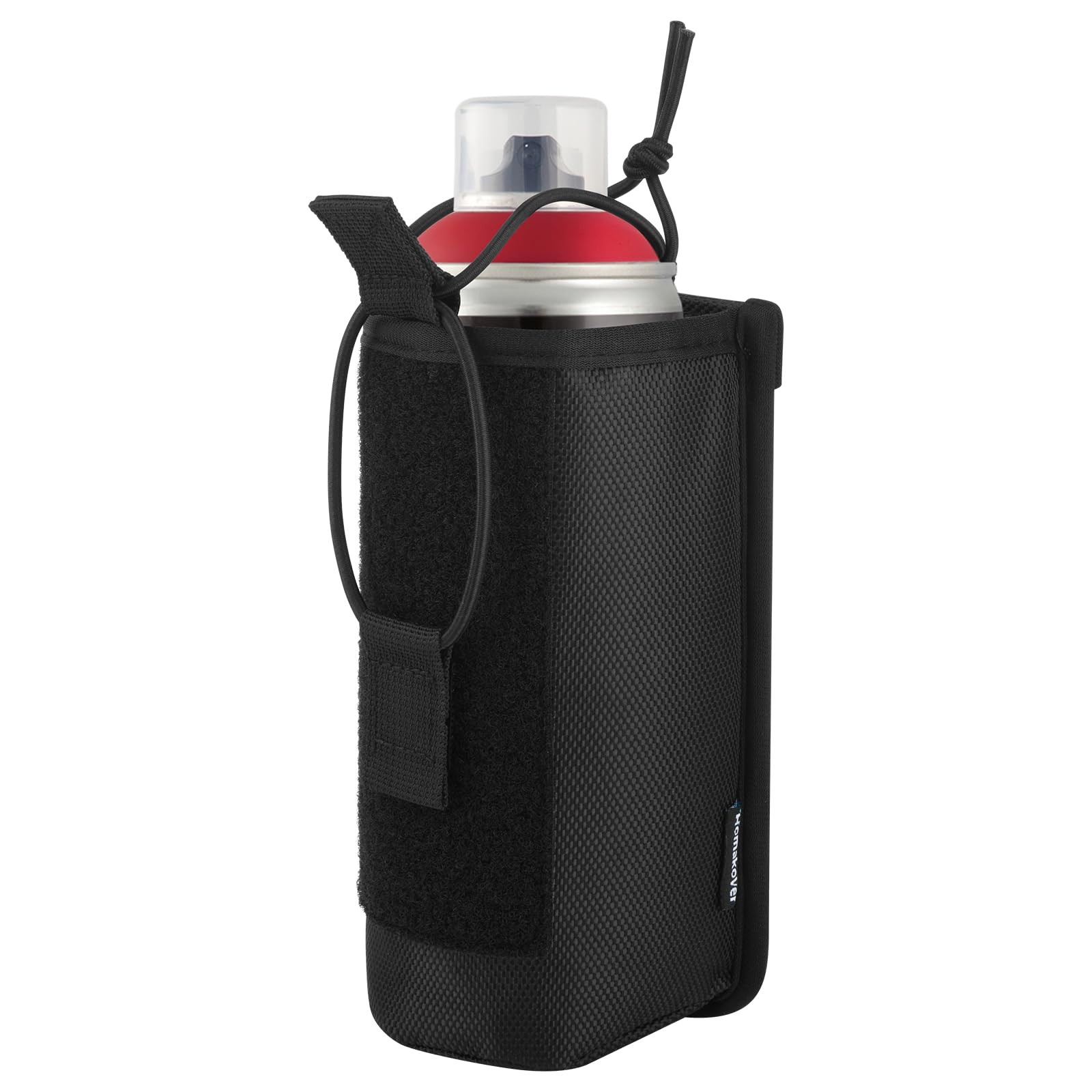 1680D Black Spray Can Belt Holster, 1 Pack Spray Bottle Holder with Metal Belt C
