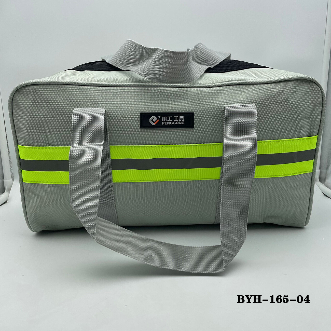 Heavy Duty Professional Tool Bag with Metal Zippers Wide Mouth Multi-Purpose Pro
