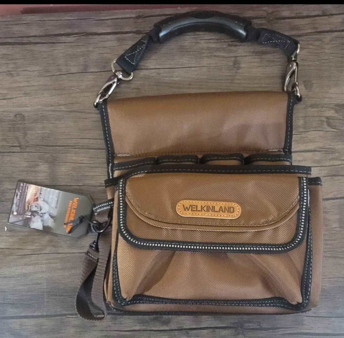 WELKINLAND 10-Pockets Electrician Pouch, Electrical Tool Belts, Heavy Duty – New