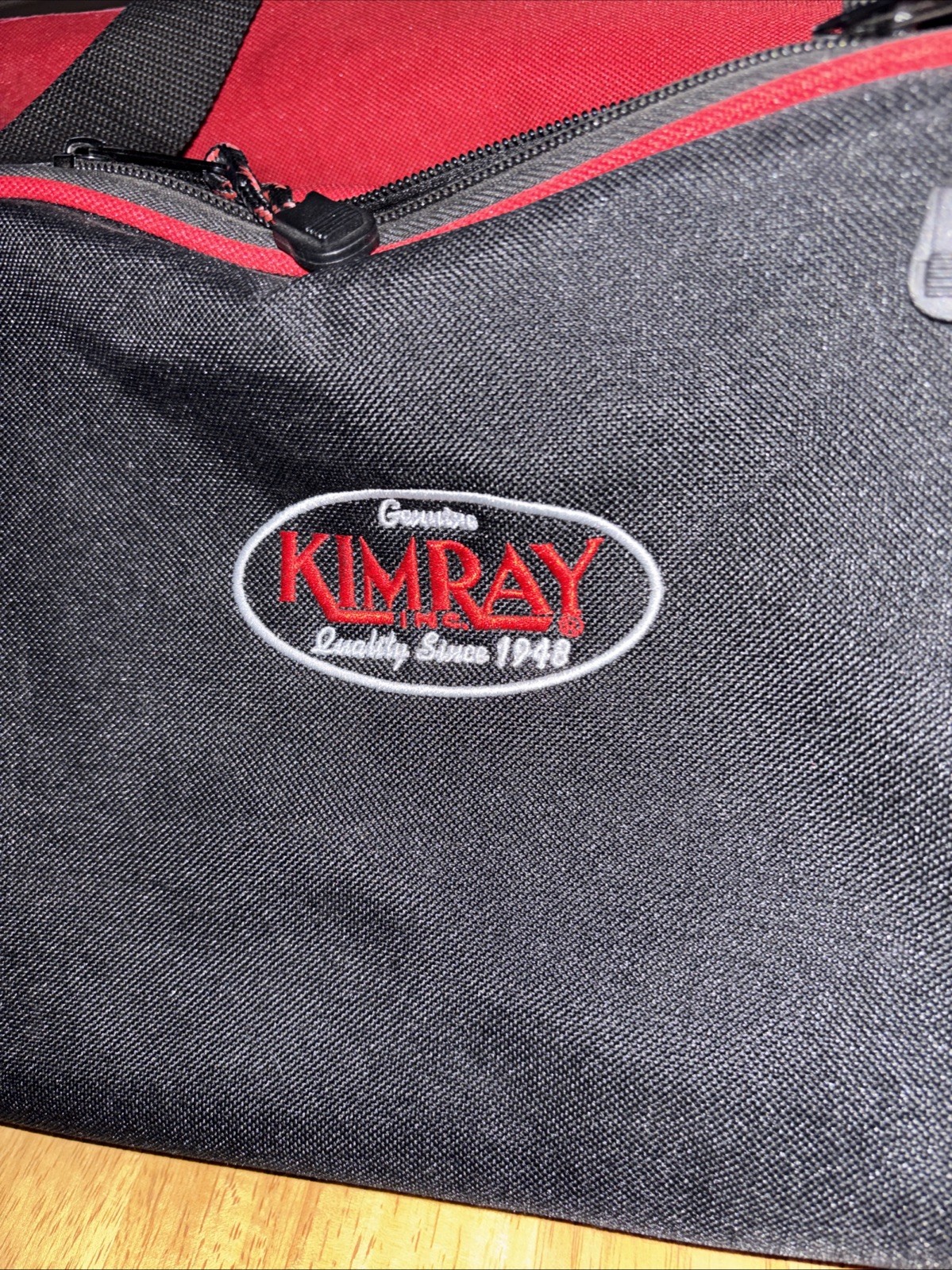 Kim Ray Tool Bag, Black And Red 17 X 8 ￼￼