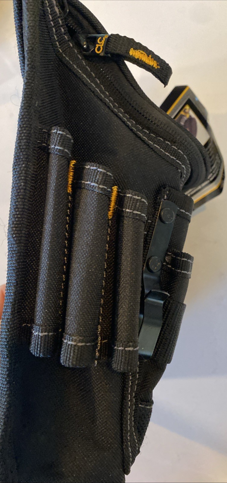 CLC 1524 Medium ZIPTOP Utility Maintenance Electrician Zippered Tool Belt Pouch
