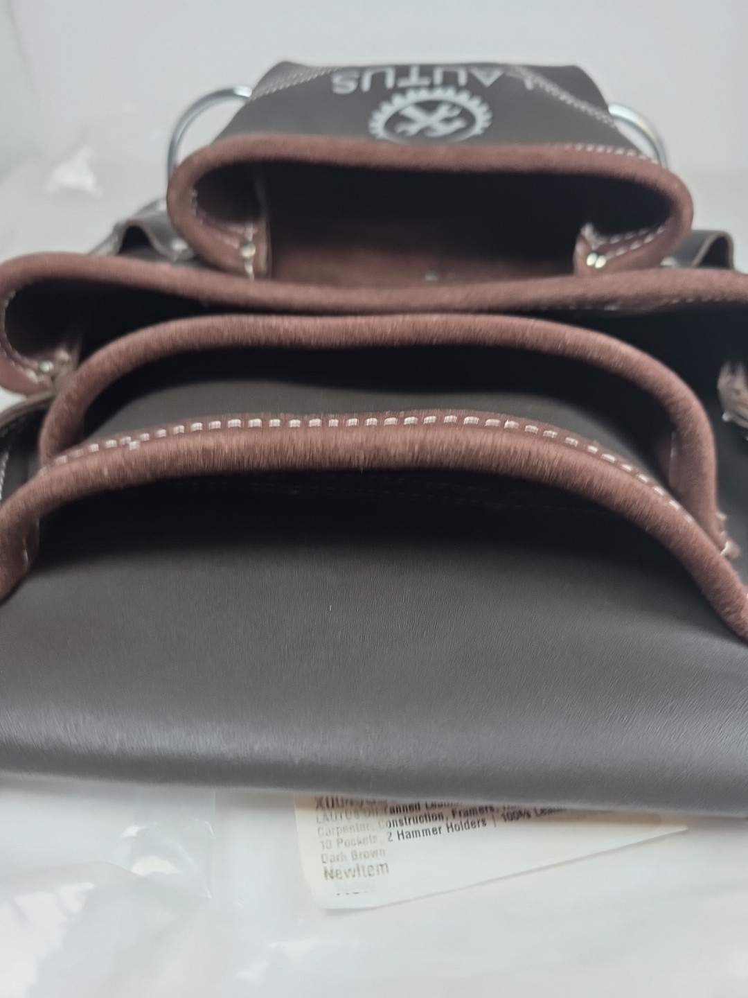 Oil Tanned Leather Tool Pouch Bag | Carpenter, Construction, Framers, Handyma…