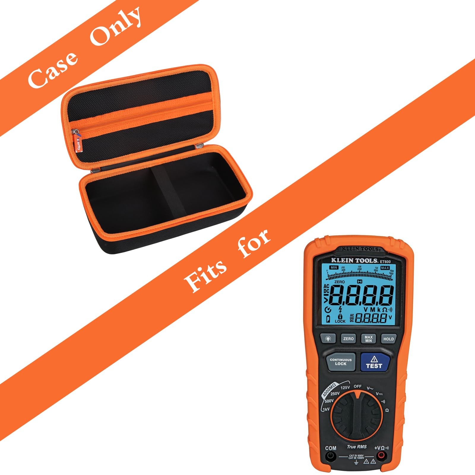 Hard Multimeter Case for Klein Tools ET600 Multimeter – Hard Protective Trave…