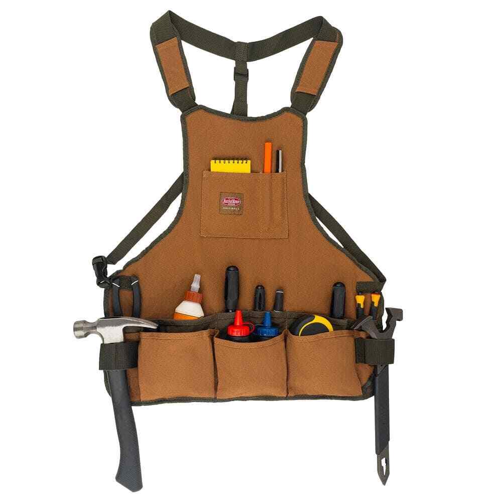 23 In. 16-Pocket Duckwear Super Bib Tool Work Apron
