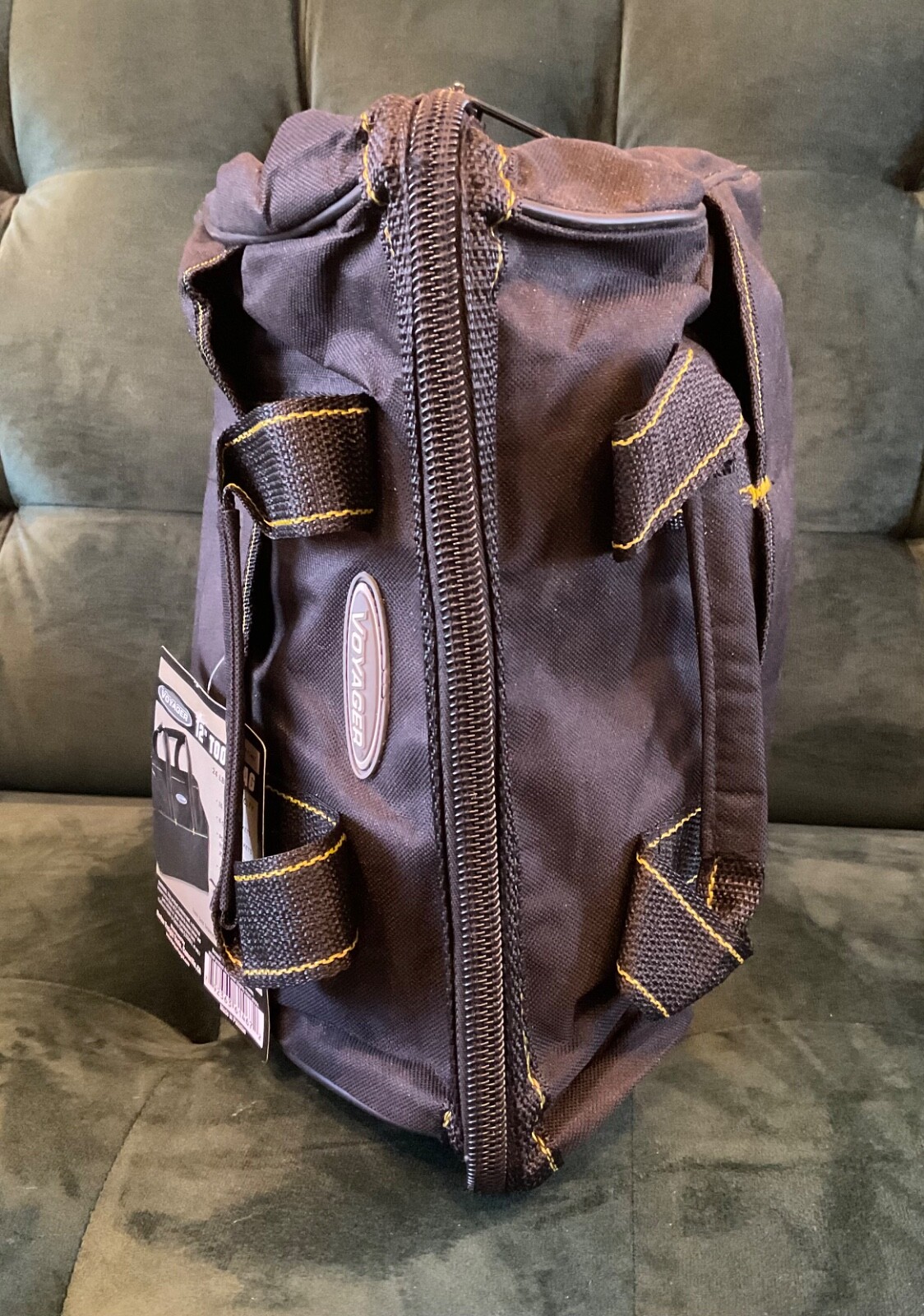 Voyager 12” Tool Bag 21 Pockets Portable Black Polyester Zipper New NOS NWT