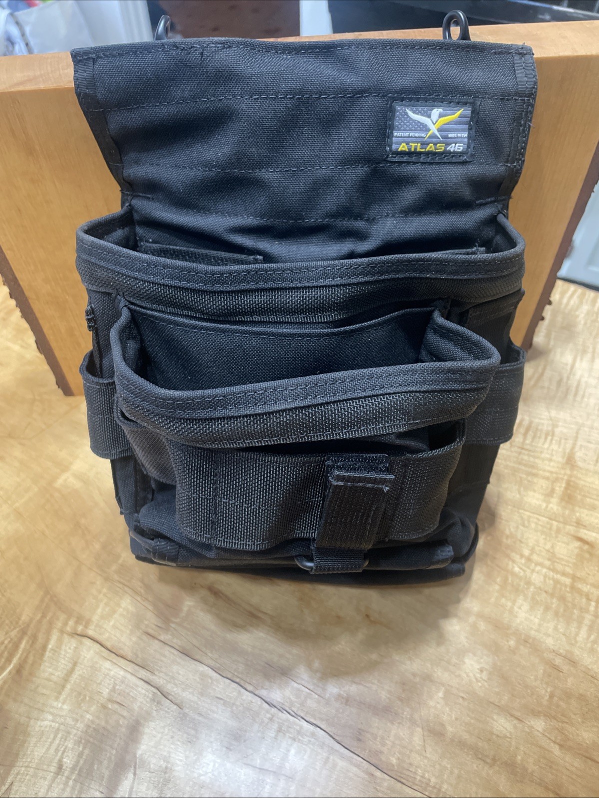 Atlas 46 AIMS Screw and Nail Attachment Tool Pouch V2 BLACK NWT Made In USA