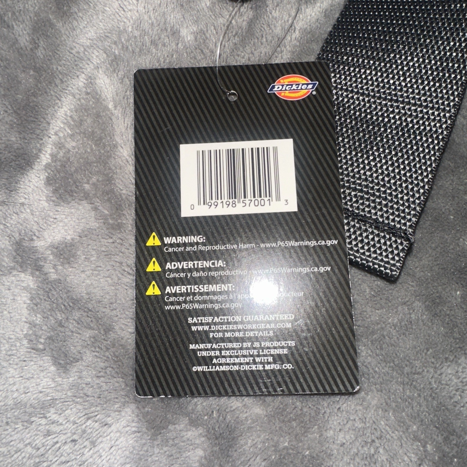 Dickies 3 Inch Padded Work Belt Gray Tan Adjustable 32 To 56 Inches 57001