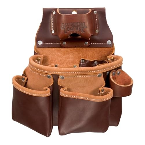 Occidental Leather 3 Pouch Pro Tool Bag with Tape Holder