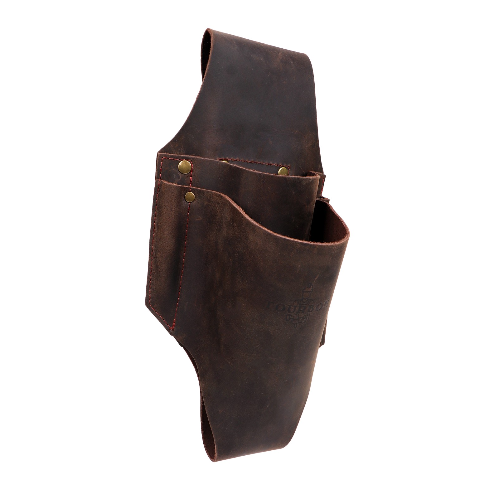 Tourbon Leather Loggers Wedge Holder Belt Pouch Felling Bucking Holster Tool Bag