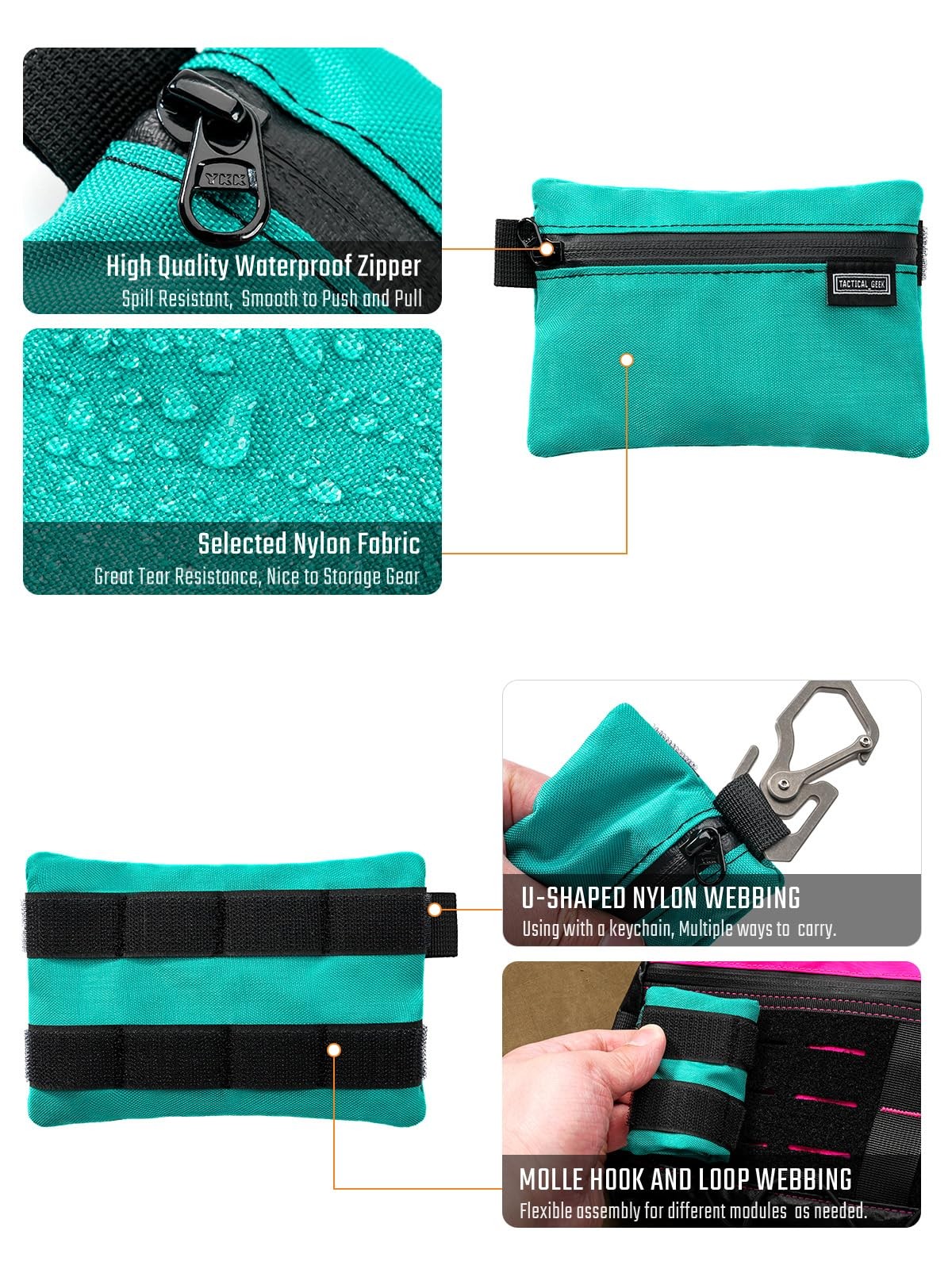 Storage A5 EDC Storage Pouch Set, Molle EDC Gadget Pouch, Multi-Functional Ut…