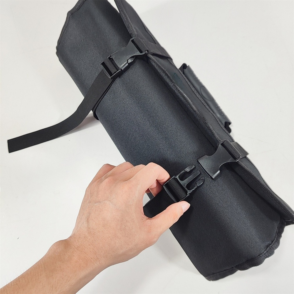 Roll Up Tool Bag 600D Oxford Cloth for Electrician Home Repair Storage
