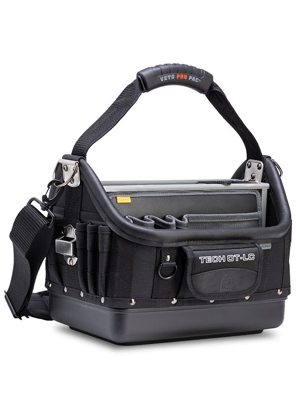 Veto Pro Pac TECH OT-LC BLACKOUT Open Top Tool Bag, VPP10790