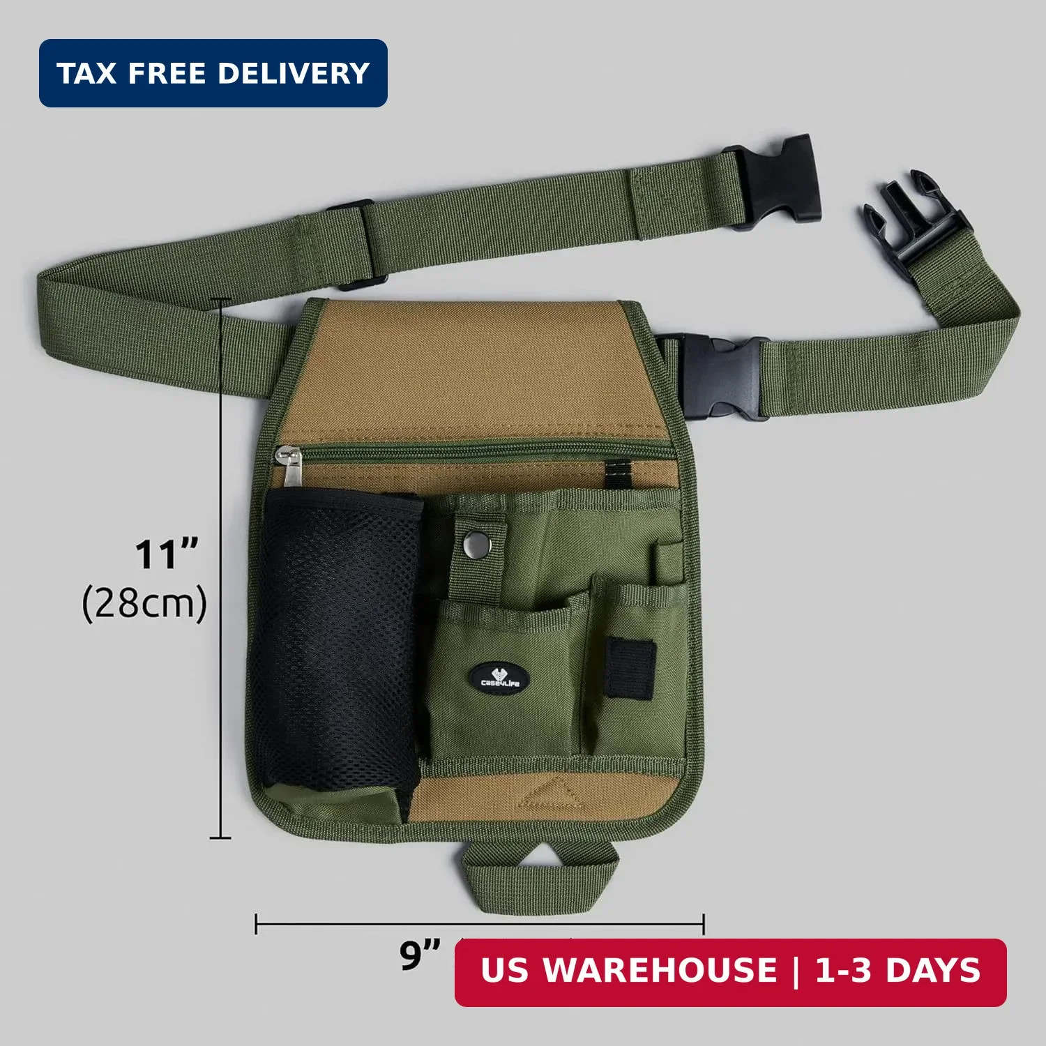 Handy Organizer Garden Tool Pouch – Unisex Utility Belt Apron for Gardening Gift