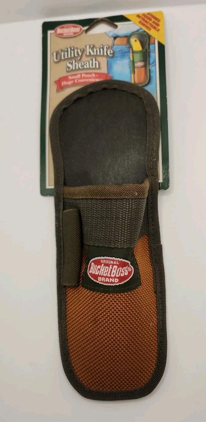 1 Pocket Bucket Boss 54042 Single Barrel Tool Belt Sheath Holster Tool Holder