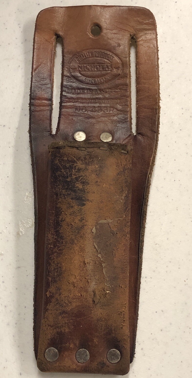 Nicholas Utility Knife Lined Sheath 453R Construction Pouch