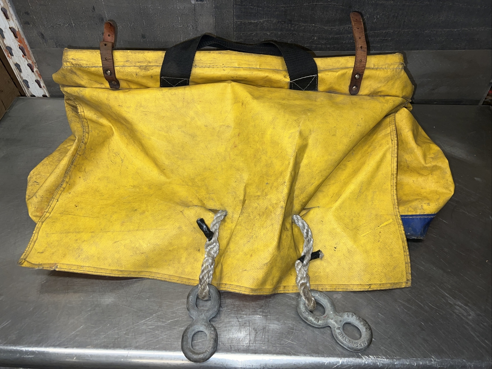Vintage ESTEX Electric Co tool bag 2190-YELLO since 1900 USA MADE