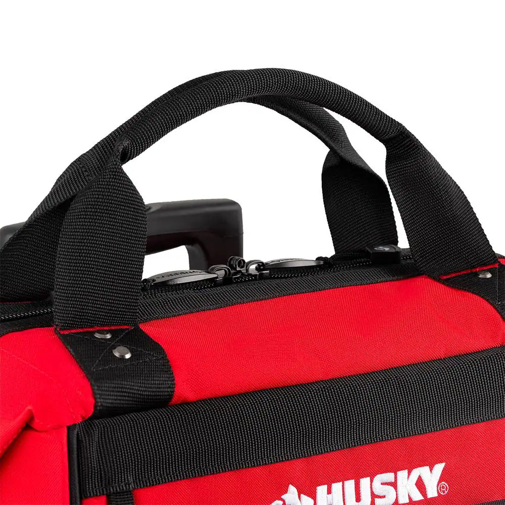 Husky 14 In. 13 Pocket Rolling Tool Bag