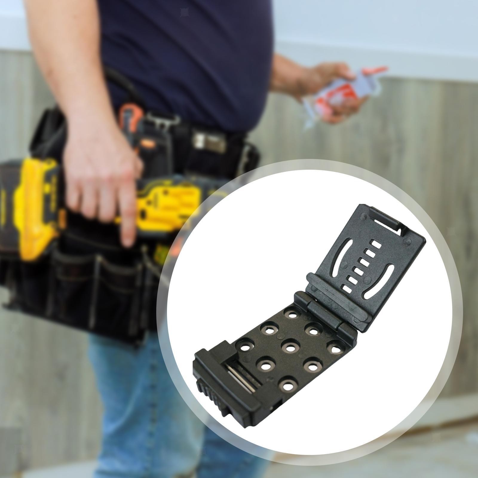 Stainless Steel Heavy Duty Clip on Tool Belt Holder, Fits Up to 2.1» for Tape