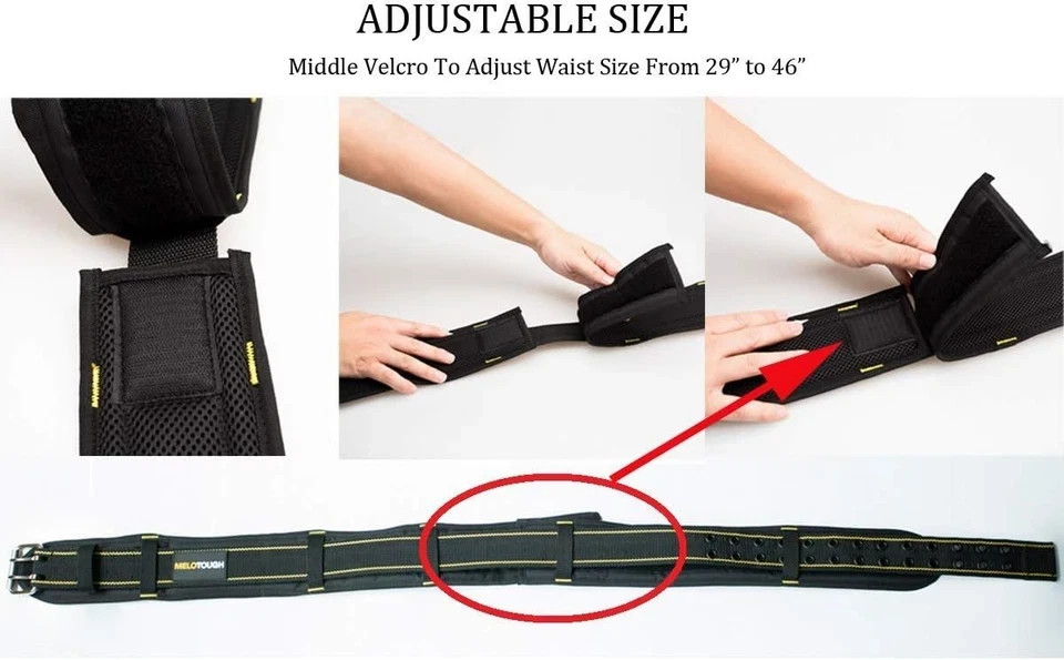 Tool Belt Suspenders Tool Harness for Heavy Duty Work ，Movable shoulder Pads,…