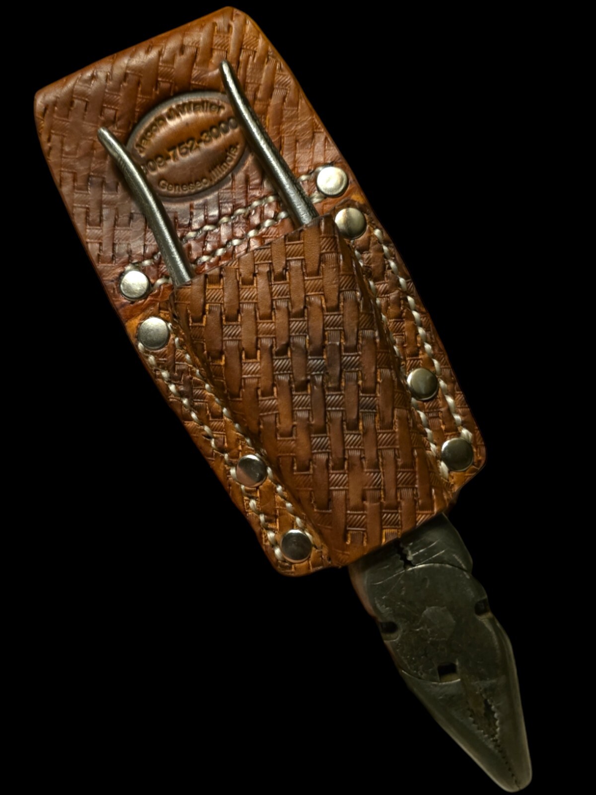 Heavy Duty Leather Belt Holster Sheath Pliers Knipex Klein Custom Contractor