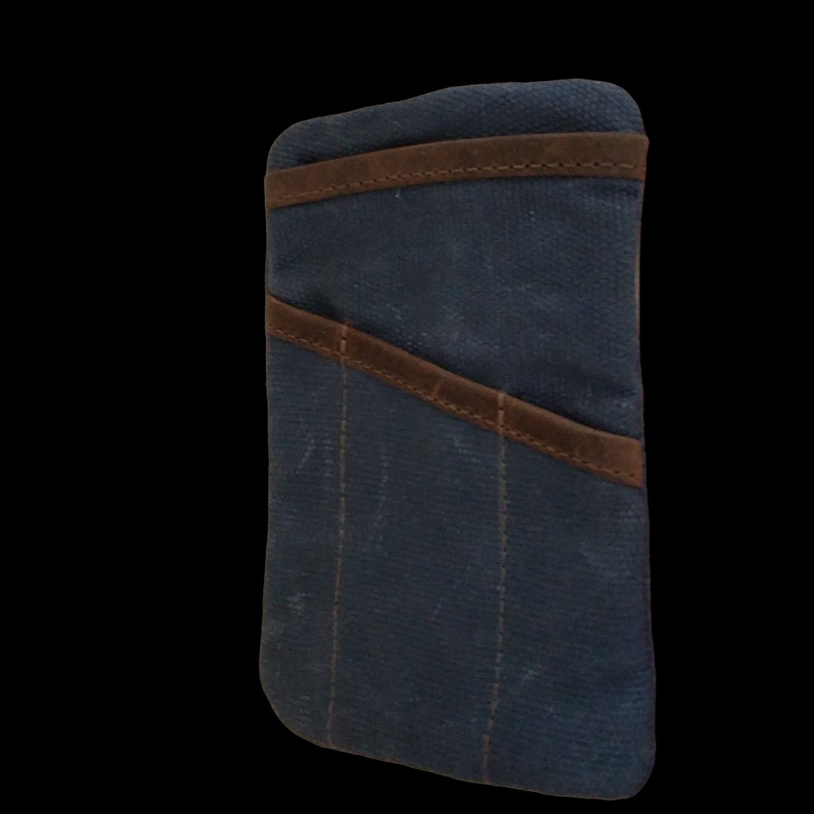 Hide & Drink Multi-Tool Pocket Pouch with Zipper Compartment Waxed Canvas Blue