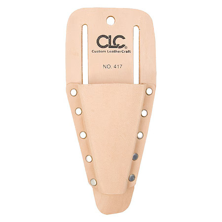 Clc Work Gear 417 Tool Pouch, Tool Holster, Tan, Leather, 1 Pockets